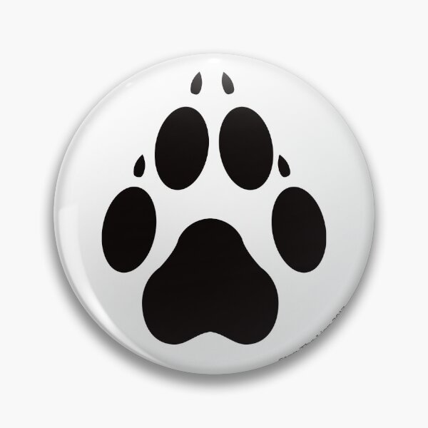 Canine Pawprint Pin