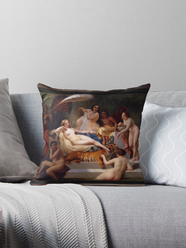 Odalisque by Henri-Pierre Picou Old Masters Classical Art Reproduction Clock