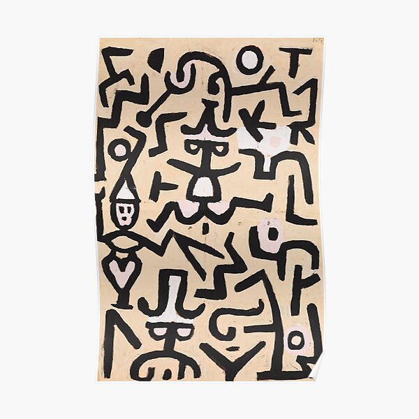 Comedians & amp; # 39; Flugblatt, Paul Klee Poster