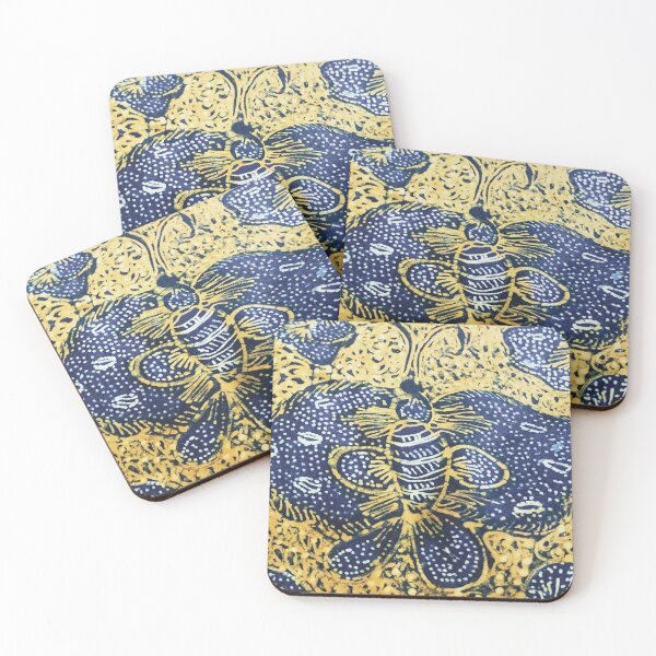 Aperçu de l'œuvre imprimé papillon batik indonésien vintage créée et vendue par Vicky Brago-Mitchell®.