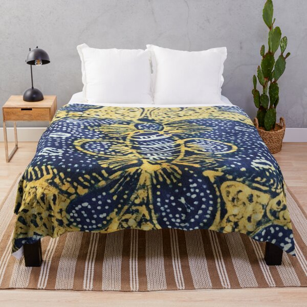 Aperçu de l'œuvre imprimé papillon batik indonésien vintage créée et vendue par Vicky Brago-Mitchell®.