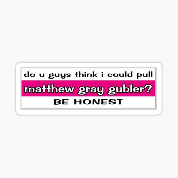 Artikel-Vorschau von Seien Sie ehrlich - Matthew Grey Gubler, designt und verkauft von trinpelina.
