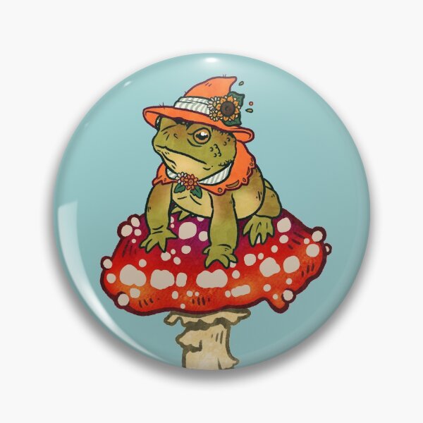 Item preview, Magical Toad Witch on Red Spotted Mushroom designed and sold by Jessuh.