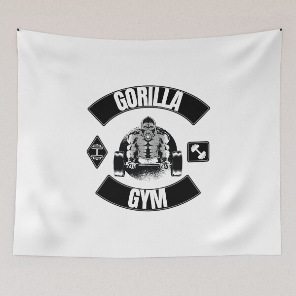 Item preview, Gorilla Gym Fitness Bodybuilding Biker Motorcycle Club MC designed and sold by Bearded-Viking.