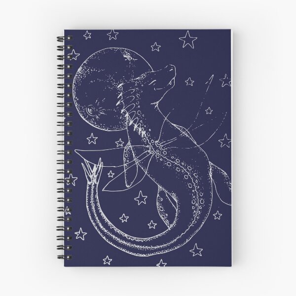 Item preview, Flying Nighttime Dinosaur White designed and sold by Freja Friborg.