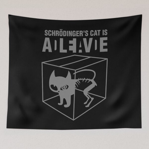 Item preview, Schrodinger's Cat Is ADLEIAVDE - Art1 (WT-Trans) designed and sold by Alcino Major.