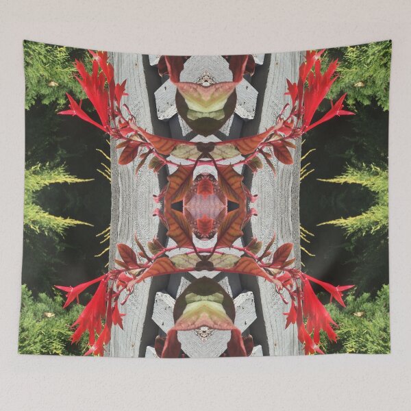 Item preview, Botanical Divine: Equinox Scarlet Blazes through Juniper designed and sold by RoseAromas.