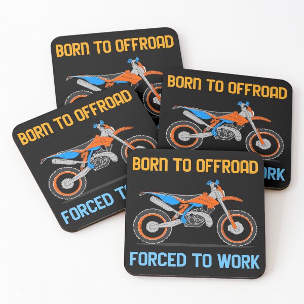 Item preview, Born to offroad forced to work dirtbike designed and sold by JustSaiyan1.