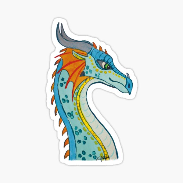Dragon - Glory in watercolor Sticker