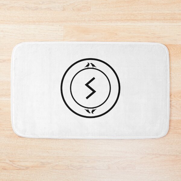 Item preview, Sowilo - Raven White - Norse Rune - Viking Rune - Ancient Alphabet designed and sold by Live2211.