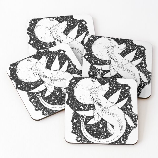 Item preview, Flying Nighttime Dinosaur One Vector designed and sold by Freja Friborg.