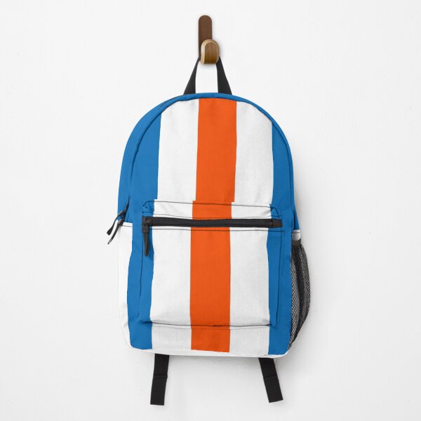 Item preview, Retro American Basketball Stripes New York, Blue, White, Orange designed and sold by Sporting Colour.