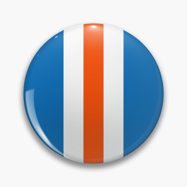 Item preview, Retro American Basketball Stripes New York, Blue, White, Orange designed and sold by Sporting Colour.