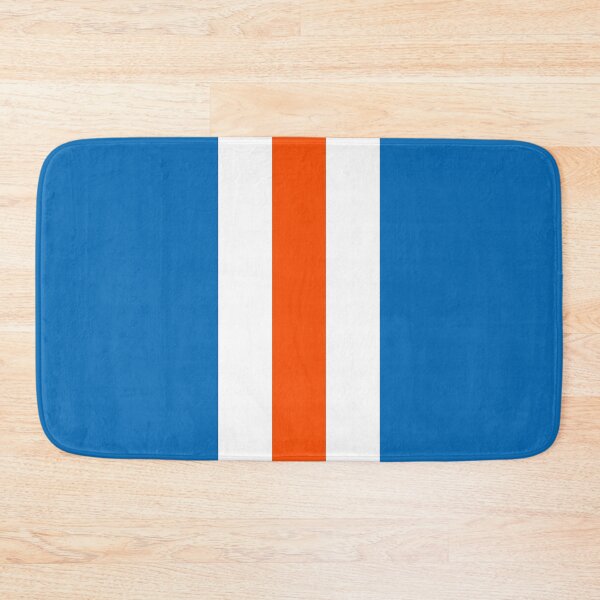 Item preview, Retro American Basketball Stripes New York, Blue, White, Orange designed and sold by Sporting Colour.
