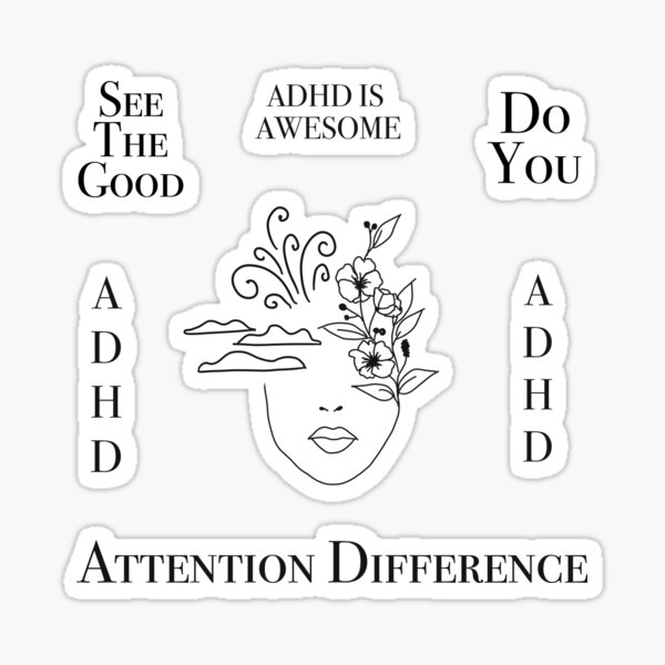 Adhd is awesome sticker pack Sticker