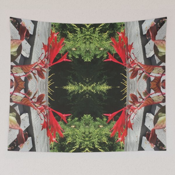 Item preview, Botanical Divine: Equinox Scarlet Blazes through Juniper designed and sold by RoseAromas.