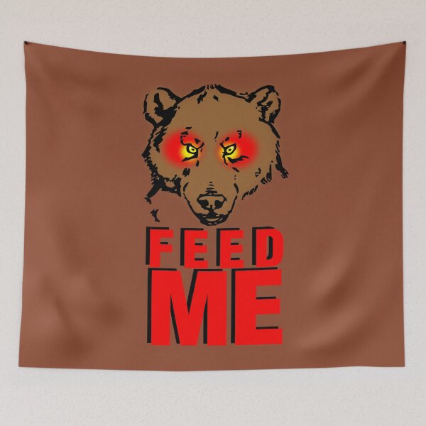 Item preview, FEED ME bear designed and sold by sandpiperstudio.