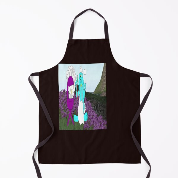 Item preview, VEGETARIAN EASTER BUNNY BBQ CHEF designed and sold by CUTESTUFFnow.