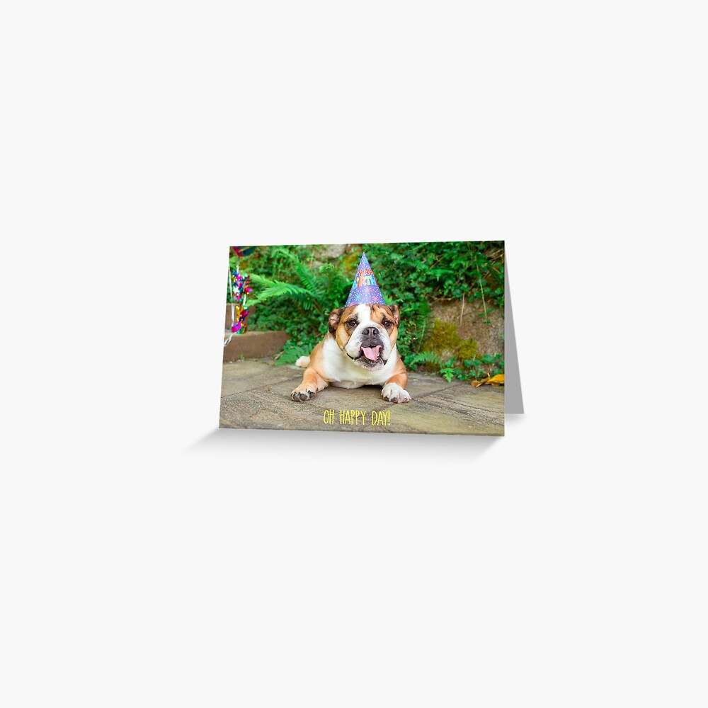 Oh Happy Day Birthday Greeting Card