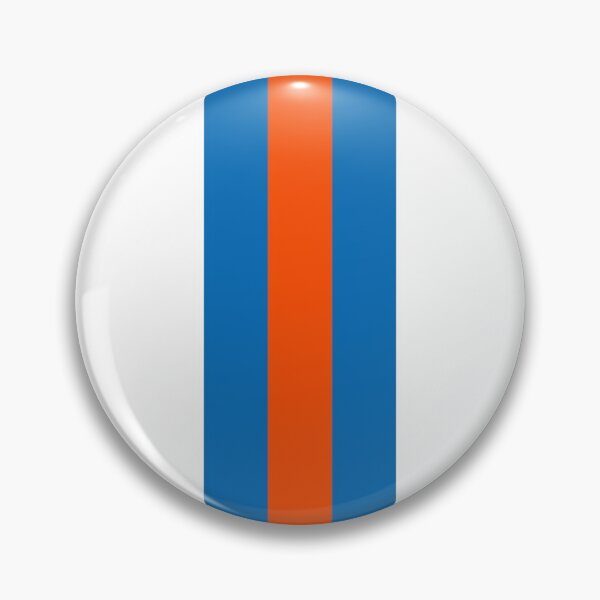 Item preview, Retro American Basketball Stripes New York, White, Blue, Orange designed and sold by Sporting Colour.