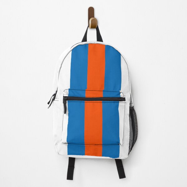 Item preview, Retro American Basketball Stripes New York, White, Blue, Orange designed and sold by Sporting Colour.