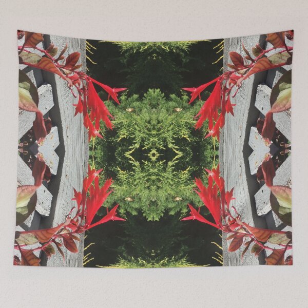 Item preview, Botanical Divine: Equinox Scarlet Blazes through Juniper designed and sold by RoseAromas.