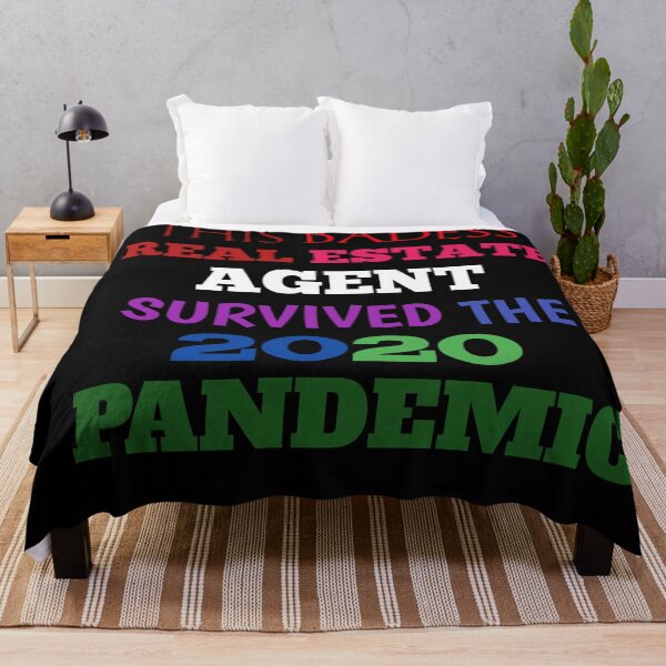 Item preview, This Badass Real Estate Agent Survived The 2020 Pandemic Funny designed and sold by The Nova Prints .