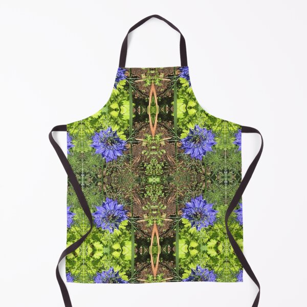 Item preview, Botanical, Divine - Sapphire Love-in-the-Mist, last Autumn Blooms in Emerald Gardens designed and sold by RoseAromas.