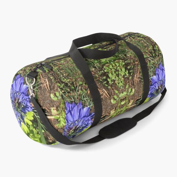Item preview, Botanical, Divine -  Sapphire Love-in-the-Mist, last Autumn Blooms in Emerald Gardens designed and sold by RoseAromas.