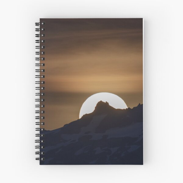 Item preview, Full Moon Rising Behind The Northern Slope Of Mount Rainier designed and sold by NewEndeavors.