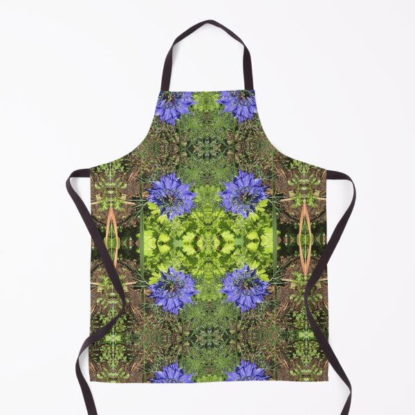 Item preview, Botanical, Divine - Sapphire Love-in-the-Mist, last Autumn Blooms in Emerald Gardens designed and sold by RoseAromas.