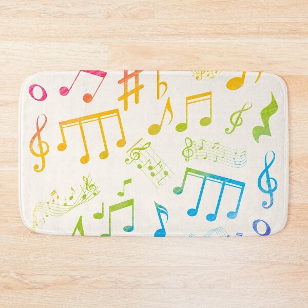 Item preview, Colorful musical notes pattern designed and sold by IONcreatION.