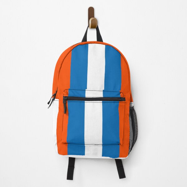 Item preview, Retro American Basketball Stripes New York, Orange, Blue, White designed and sold by Sporting Colour.
