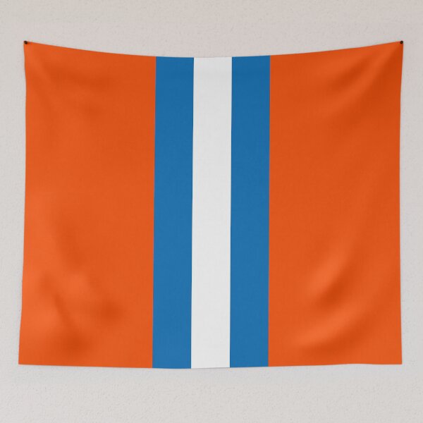 Item preview, Retro American Basketball Stripes New York, Orange, Blue, White  designed and sold by Sporting Colour.