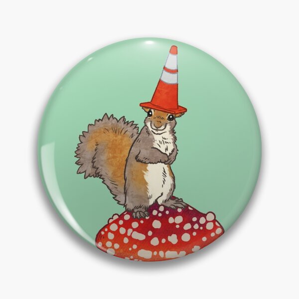 Item preview, Portland Wizard on Red Spotted Mushroom (Cone Squirrel) designed and sold by Jessuh.