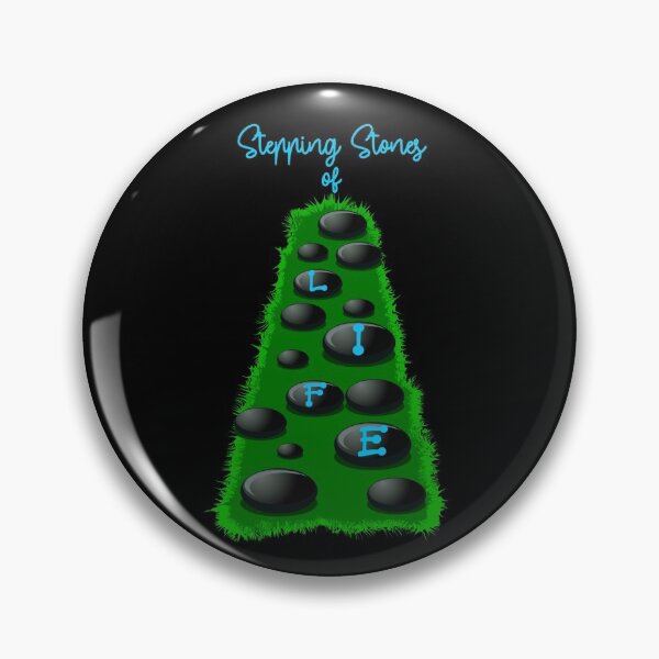 Item preview, Stepping Stones of Life (on Black) designed and sold by PawsitiveMum.