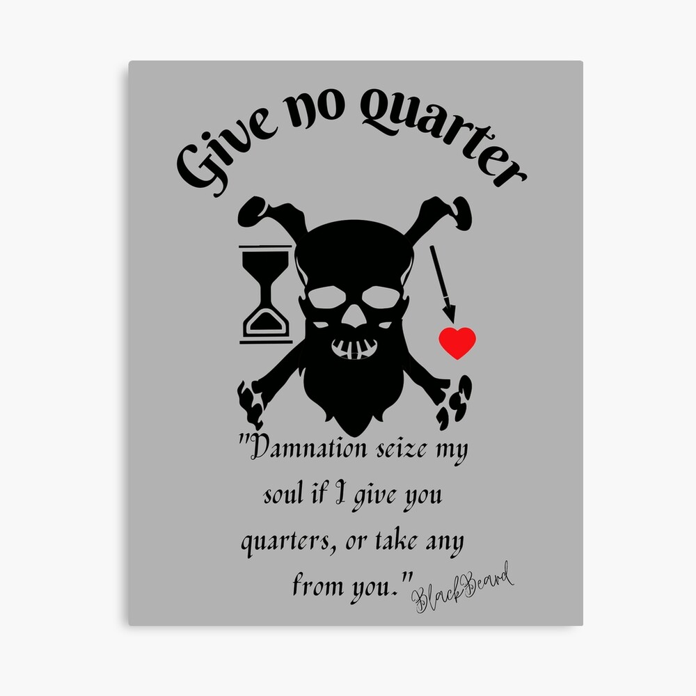 no quarter blackbeard flag