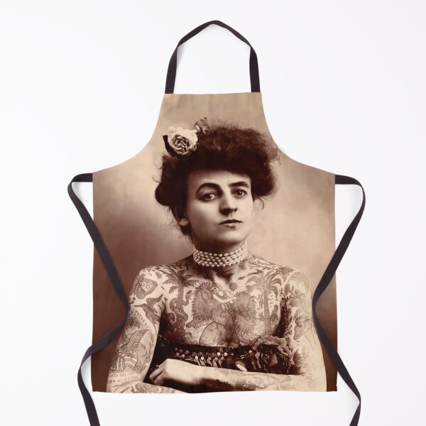 Item preview, Maud Wagner Tattooed Lady designed and sold by monsterplanet.