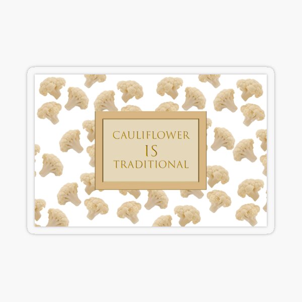 Item preview, La coliflor es tradicional designed and sold by bramosny.