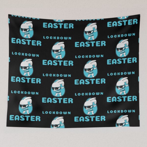 Item preview, Lockdown Easter Dabbing Cartoon Bunny designed and sold by BigJackTees.
