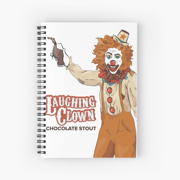 Laughing Clown Chocolate Stout Spiral Notebook