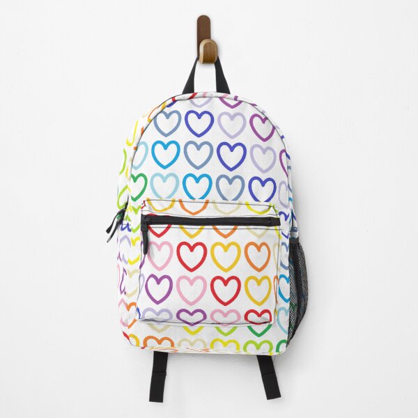 Item preview, Broader Spectrum Rainbow Outlined Hearts designed and sold by lornakay.