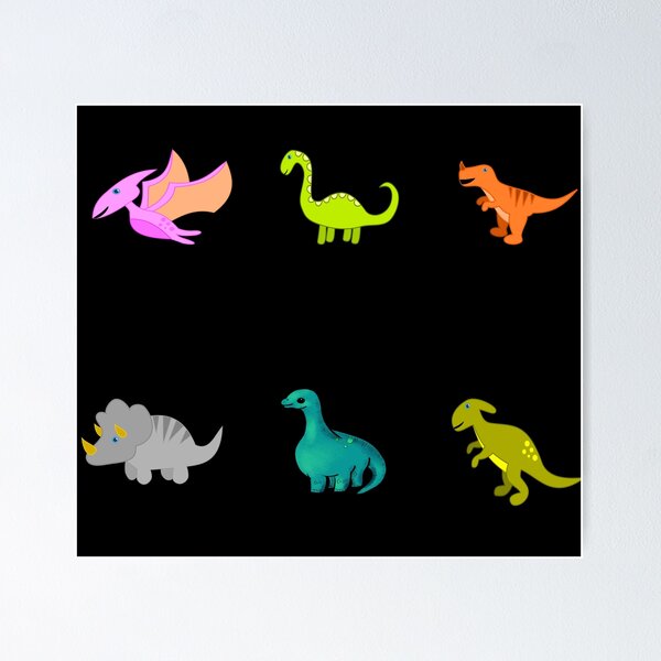Item preview, cute dinosaurs designed and sold by merchfun2.