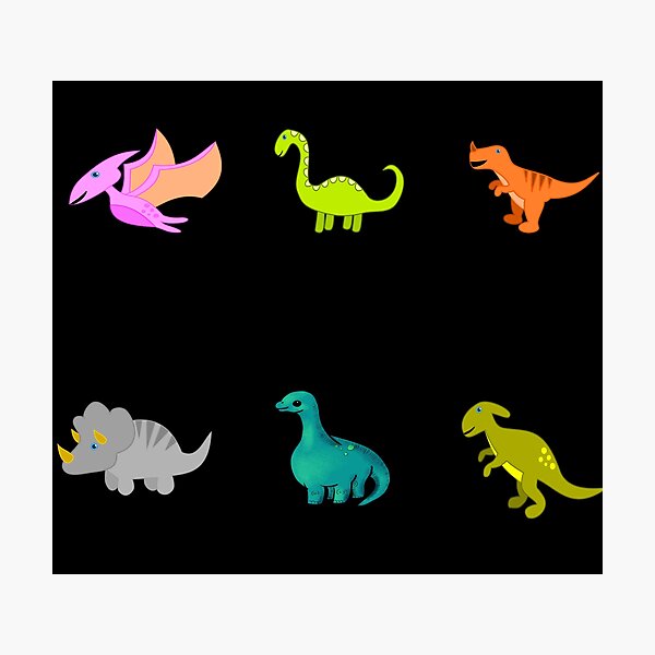 Item preview, cute dinosaurs  designed and sold by merchfun2.