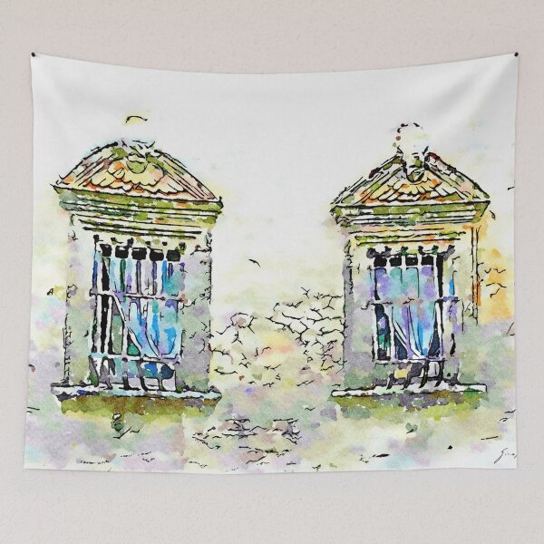 Item preview, Barbarano Romano: two windows designed and sold by Giuseppe Cocco.
