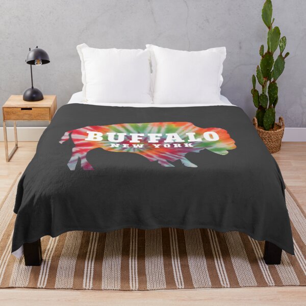 Aperçu de l'œuvre Buffalo New York Tie Dye Bison créée et vendue par yelly123.
