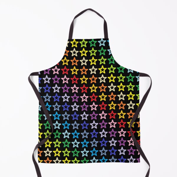 Item preview, Broader Spectrum Rainbow Outlined Stars Black designed and sold by lornakay.