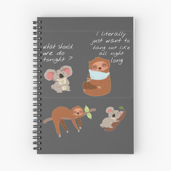 Item preview, Koala and sloth having a funny chat t shirts, koala and sloth funny T-shirts, koala and sloth funny mask, koala and sloth funny phone cases, koala and sloth funny shower curtains  designed and sold by Poussyarts.