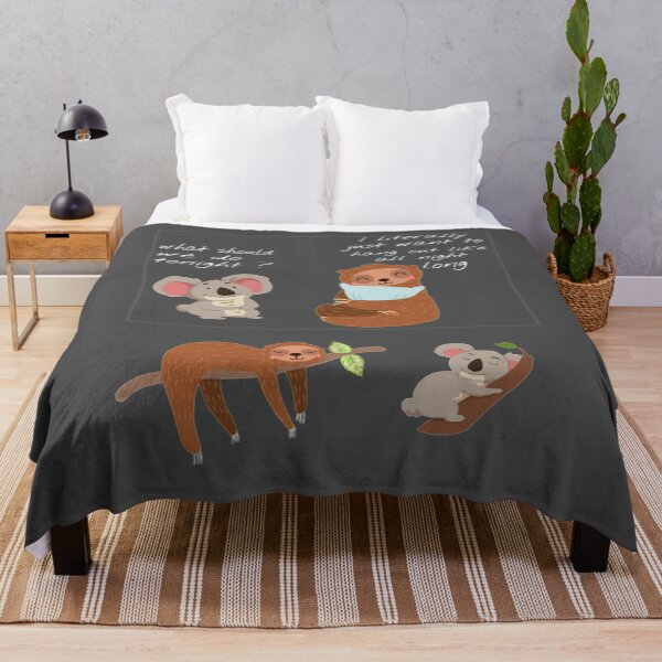 Item preview, Koala and sloth having a funny chat t shirts, koala and sloth funny T-shirts, koala and sloth funny mask, koala and sloth funny phone cases, koala and sloth funny shower curtains designed and sold by Poussyarts.