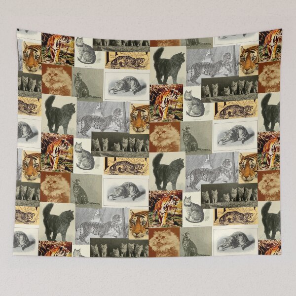 Item preview, Vintage Cat Vs Tiger Set #1 designed and sold by Krispsm.